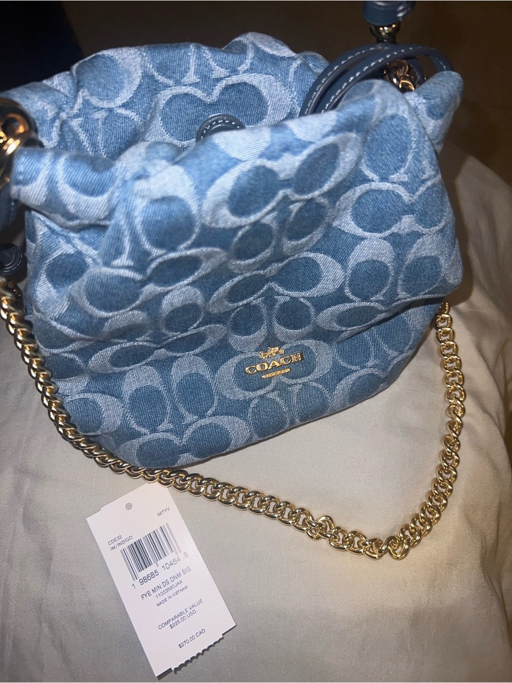 Faye Mini Drawstring Bag - Picture 3 of 5